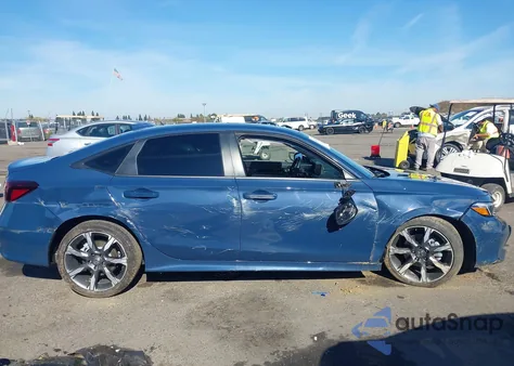 2025 Honda Civic Hybrid Sport/Sport Touring from USA, damaged, VIN 2HGFE4F86SH326577